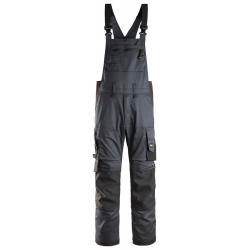 Ogrodniczki 6051 stretch AllroundWork kolor steel grey/black rozm. 44 60515804044 SNICKERS WORKWEAR