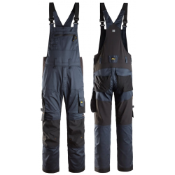 Ogrodniczki 6051 stretch AllroundWork kolor navy/black rozm. 44 60519504044 SNICKERS WORKWEAR