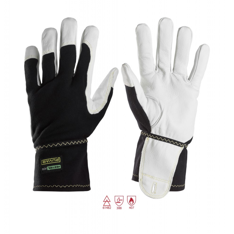 Rękawice robocze 9360 ProtecWork kolor white/black rozm. 8 93600904008 SNICKERS WORKWEAR Bahcocentrum.pl