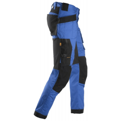 Spodnie 6241 stretch AllroundWork z workami kieszeniowymi kolor true blue/black rozm. 44 62415604044 SNICKERS WORKWEAR