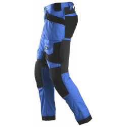 Spodnie 6241 stretch AllroundWork z workami kieszeniowymi kolor true blue/black rozm. 46 62415604046 SNICKERS WORKWEAR