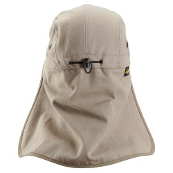 Czapka 9091 z osłoną karku LiteWork kolor khaki rozm. S/M 90912000005 SNICKERS WORKWEAR