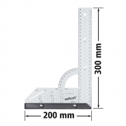 Kątownik uniwersalny 200 x 300 mm 5205000 WOLFCRAFT