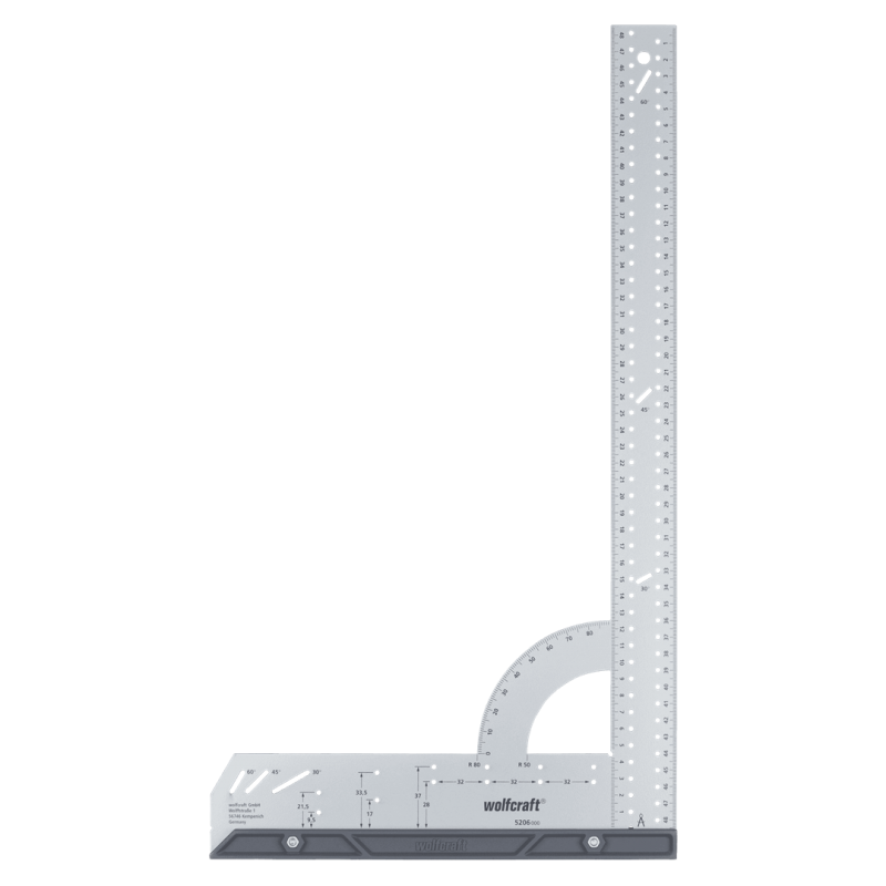 Kątownik uniwersalny 280 x 500 mm 5206000 WOLFCRAFT Bahcocentrum.pl