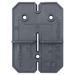 Zestaw do frezowania otworów na zawiasy Ø 26 mm 4655000 WOLFCRAFT