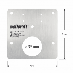 Zestaw naprawczy do zawiasów puszkowych po stronie drzwiczek 17 elementów 4658000 WOLFCRAFT