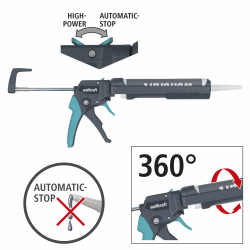 Pistolet wyciskacz do mas MG 550 4358000 WOLFCRAFT