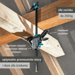 Ścisk automatyczny 150 mm PRO MAX 3070000 WOLFCRAFT