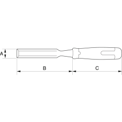 Dłuto do drewna 32 mm 1031-32 BAHCO