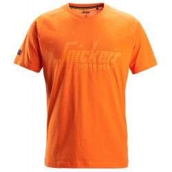 Koszulka T-shirt 2590 Logo kolor warm orange rozm. XS 25904100003 SNICKERS WORKWEAR