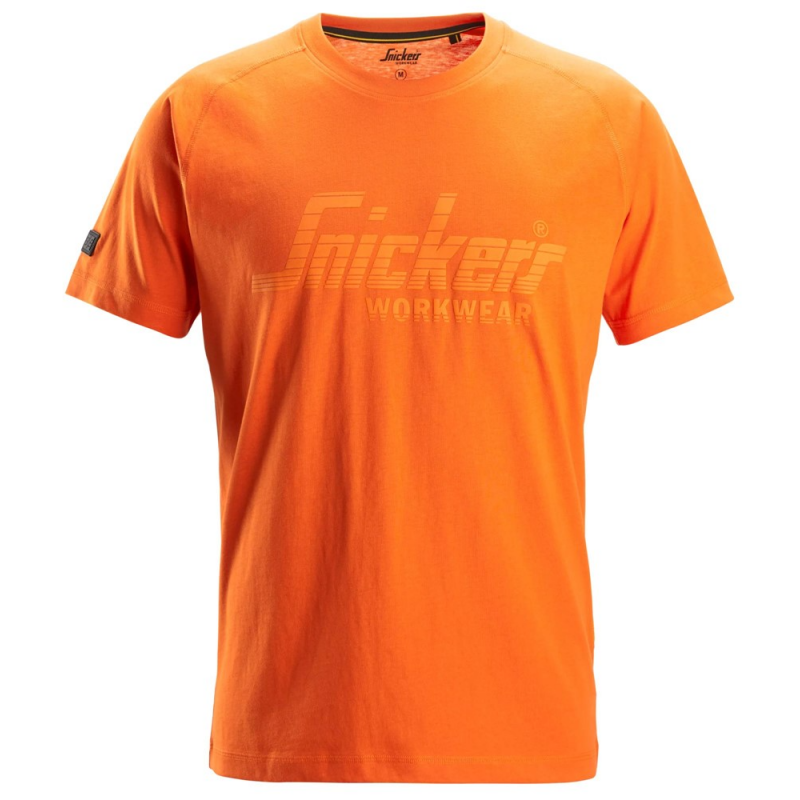 Koszulka T-shirt 2590 Logo kolor warm orange rozm. S 25904100004 SNICKERS WORKWEAR Bahcocentrum.pl