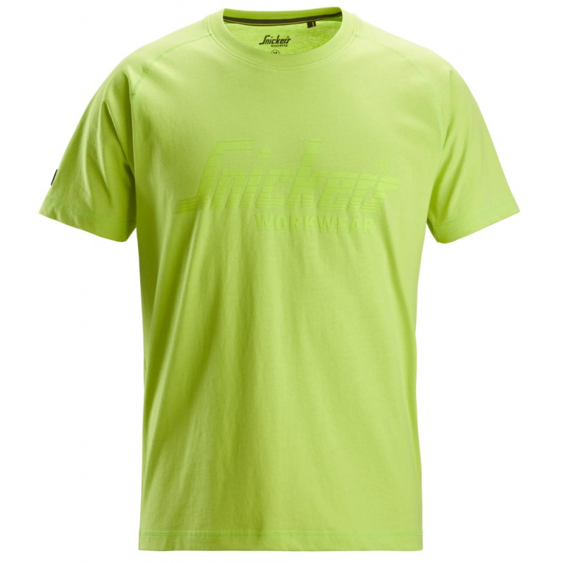 Koszulka T-shirt 2590 Logo kolor lime rozm. XS 25902500003 SNICKERS WORKWEAR Bahcocentrum.pl