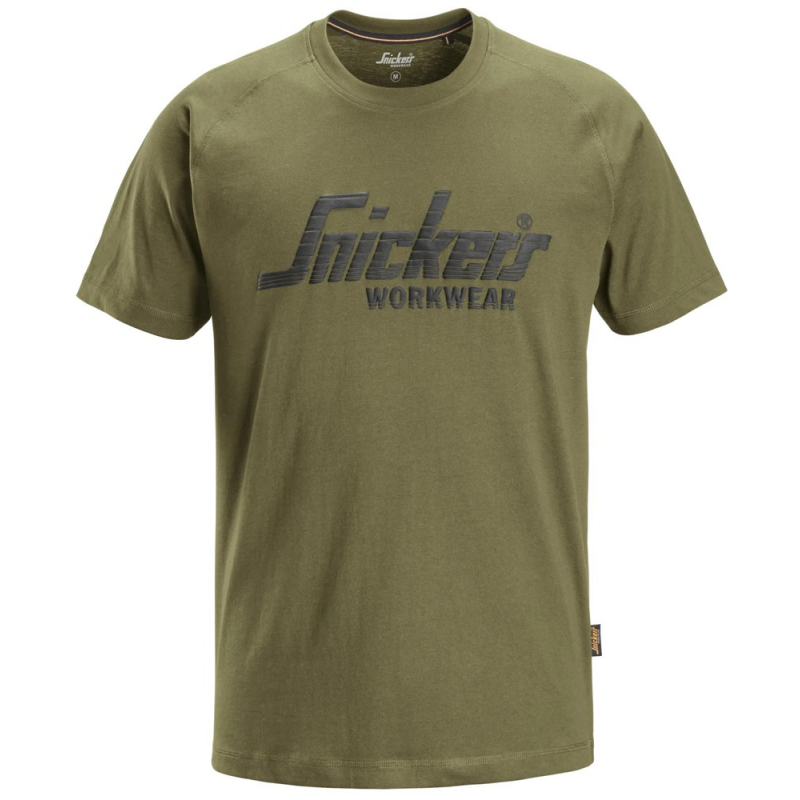 Koszulka T-shirt 2590 Logo kolor khaki green rozm. XS 25903100003 SNICKERS WORKWEAR Bahcocentrum.pl