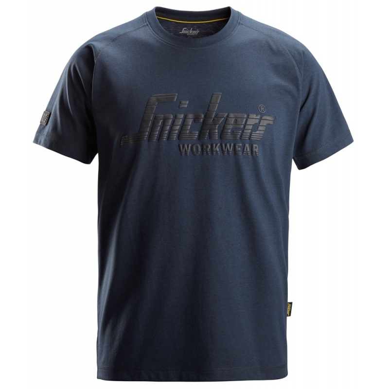 Koszulka T-shirt 2590 Logo kolor dark navy melange rozm. XS 25904500003 SNICKERS WORKWEAR Bahcocentrum.pl