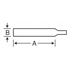 Pilnik kwadratowy do metalu 100 mm ZGRUBNY nieoprawiony 1-160-04-1-0 BAHCO