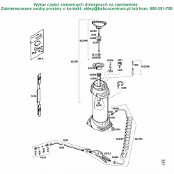 Opryskiwacz budowlany olejoodporny 9 L Ferrox Plus 3565F MESTO