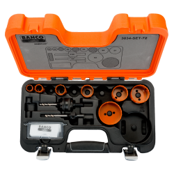 Zestaw otwornic bimetalowych 7 el. Sandflex 3834-SET-72 Bahco