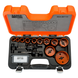 Zestaw otwornic bimetalowych 11 el. Sandflex 3834-SET-53 Bahco