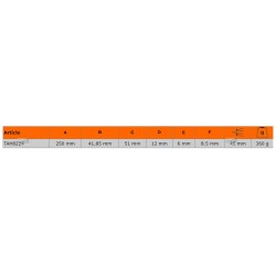 Szczypce nastawne 250 mm TAH8224 Bahco