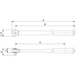 Klucz dynamometryczny elektroniczny 1/2'' 17-340 Nm TAW12340 BAHCO