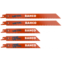 Zestaw brzeszczotów do metalu 5 szt. 3940-METAL-SET-5P BAHCO