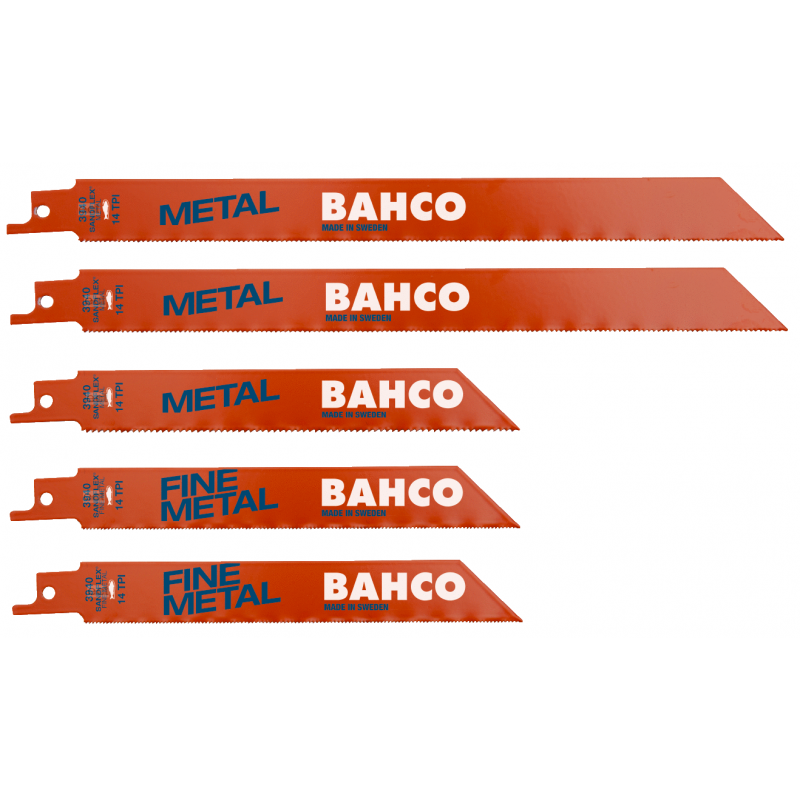 Zestaw brzeszczotów do metalu 5 szt. 3940-METAL-SET-5P BAHCO Bahcocentrum.pl