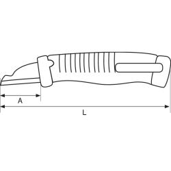 Nóż dla elektryków do usuwania izolacji 2446-ELL Bahco