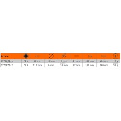 Wkrętak Pozidriv PZ2 x 110 mm 9778PZD-2 Bahco