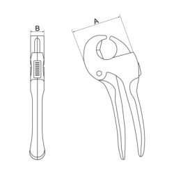 Obcinak do rur plastikowych 32 mm 311-32 BAHCO