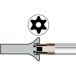 Zestaw 7 szt. kluczy imbusowych Torx TR z otworem 10-40 mm 1995TORX/13T Bahco