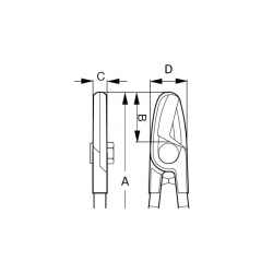 Szczypce boczne ucinaki do kabli miedzianych i aluminiowych izolowane VDE 210 mm 2260V-210 Bahco