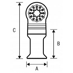 Brzeszczot 35x50 mm 3 sztuki STARLOCK 92-160-3P Bahco