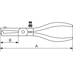 Szczypce do ściągania izolacji nieiskrzące AL-BR 170 mm NS407-160 Bahco