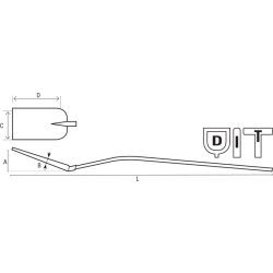 Szufla 1295 mm LST-70120 Bahco