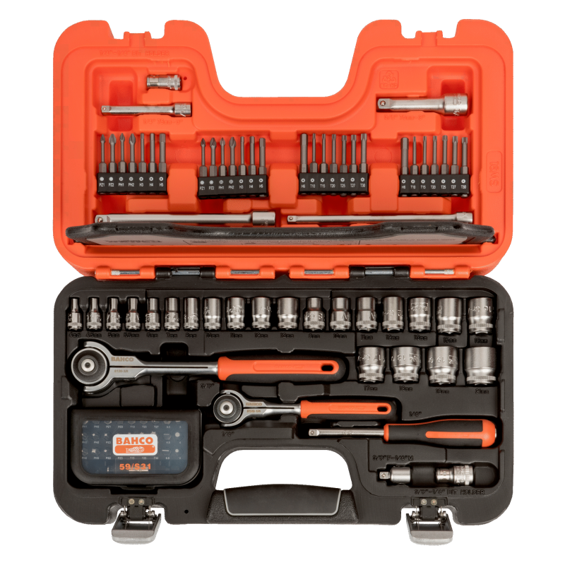 Zestaw narzędzi 1/4'' i 3/8'' 91 el. SW91 BAHCO Bahcocentrum.pl