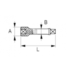 Przedłużka 1/4'' 50 mm 6960 Bahco