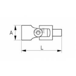 Przegub 1/4'' 6966 Bahco