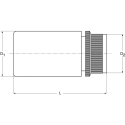 Adapter 1/4" do bitów 5/16" 7809HL Bahco