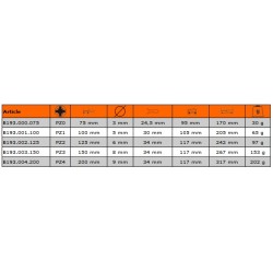 Wkrętak Pozidriv PZ4 x 200 mm FIT B193.004.200 BAHCO