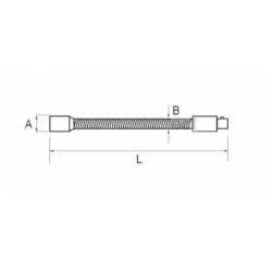 Przedłużka elastyczna 3/8'' 200 mm 7759 Bahco