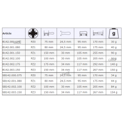 Wkrętak izolowany VDE Pozidriv PZ2 x 100 mm SB142.002.100 Bahco FIT