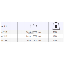 Wysi gnik do pracy na wysoko ci 2000 3500 mm AP 3M Bahco