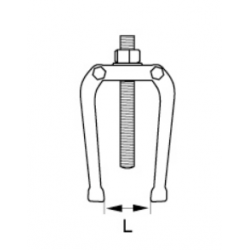 Ściągacz dwuramienny 60-130 mm 4522-2 Bahco