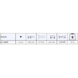 Rozwiertak 100 mm ERGO™ BE-8980 Bahco