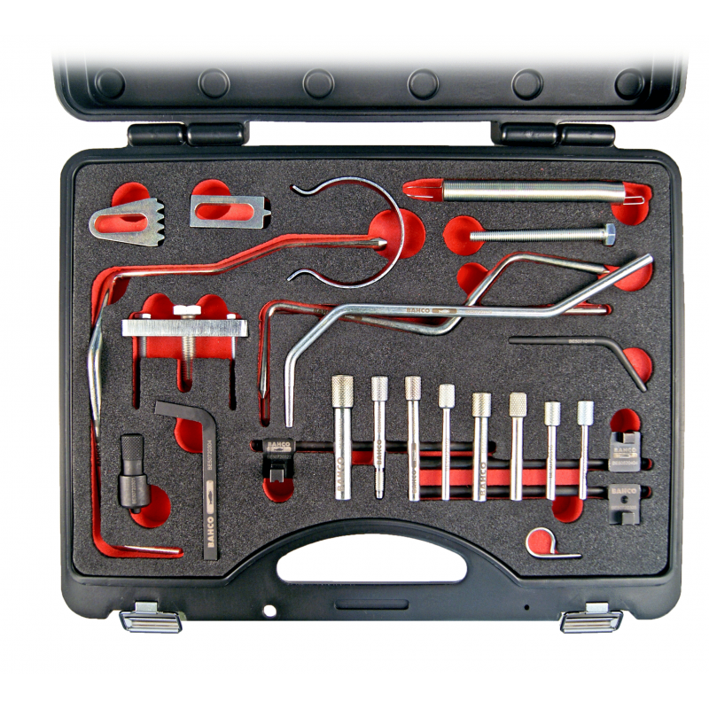 Zestaw narzędzi do rozrządów silników diesla grupy PSA 1.4-1.5-1.6-1.9-2.0-2.2-2.5 BE507203 Bahco Bahcocentrum.pl