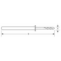 Wiertła prowadzące do uchwytów Quick-Eject 3834-DRL-HSS-ES Bahco