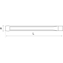 Przecinak dla elektryków 10 x 200 mm 876002000 Bahco