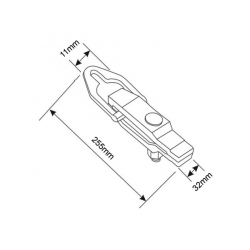 Ścisk blacharski BH8BC3 BAHCO