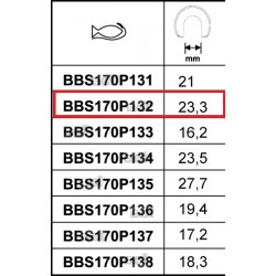 Chwytak 23,3 mm do ściągacza wycieraczek BBS170P132 BAHCO