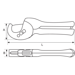 Obcinak do rur Ø 42 mm 411-42 BAHCO